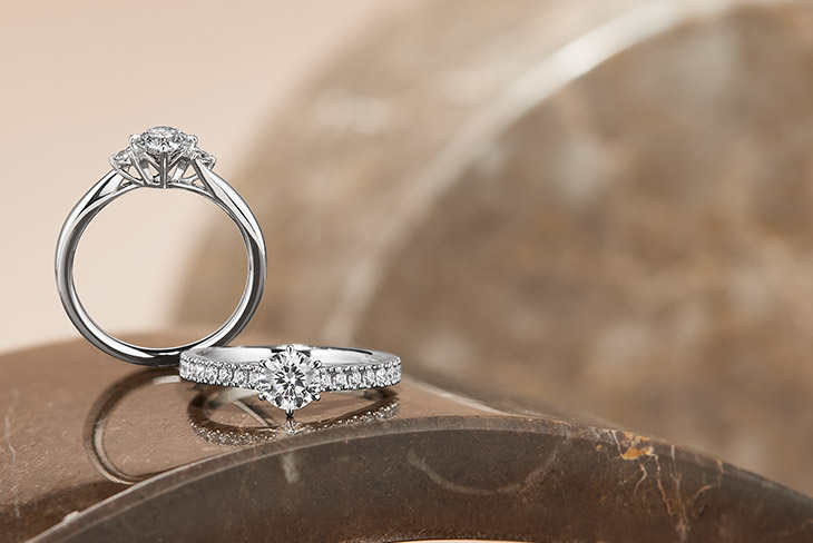 プラチナの婚約指輪（エンゲージリング）デザイン一覧｜婚約指輪・結婚 
