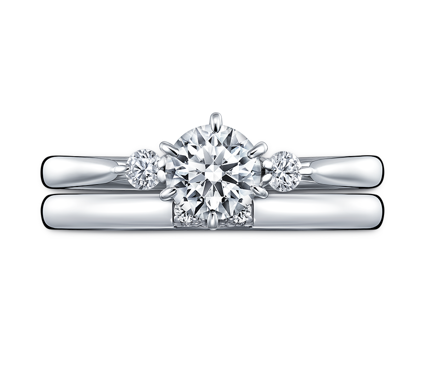 LILIES／THREE SIDE|婚約指輪・結婚指輪ならラザール ダイヤモンド