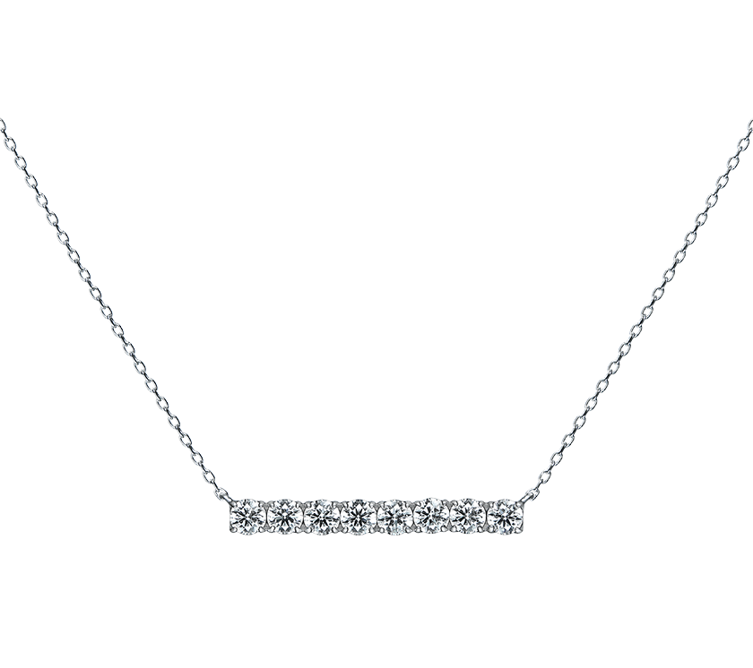 TRAPEZE（FL307PN）｜七色に煌めくラザール ダイヤモンドのジュエリー