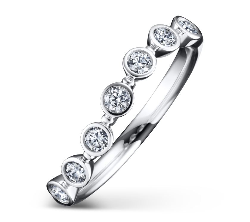 BROADWAY ダイヤモンド付きリング BROADWAY｜七色に煌めくラザール ダイヤモンドのジュエリーで