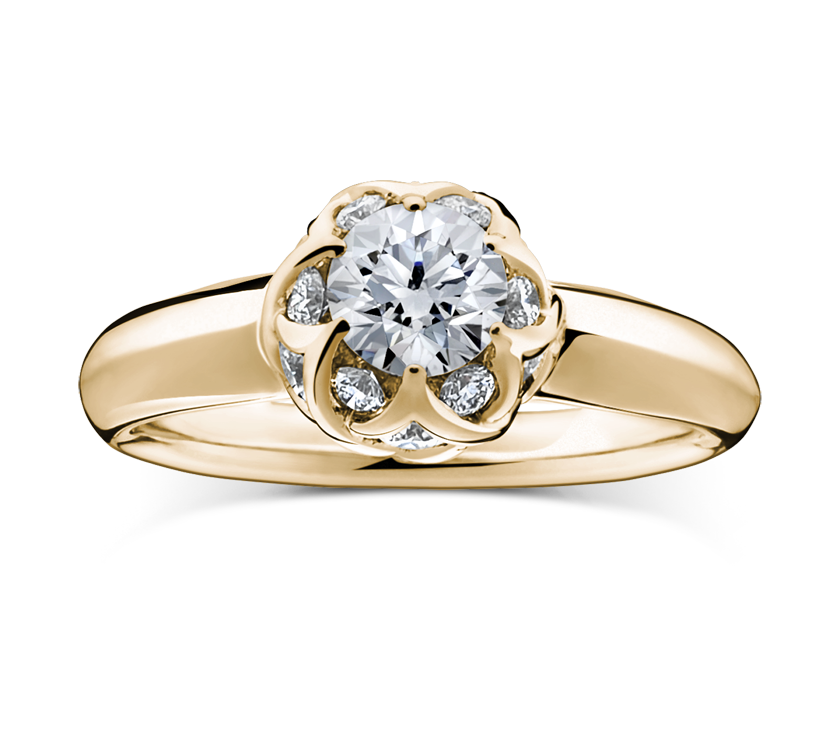 【未開封】ル・カレスモア　ホワイトスペシャル FLOWERBASKET16｜七色に煌めくラザール ダイヤモンドのジュエリーで